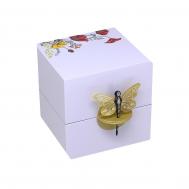 Шкатулка  бабочки 15x15x15 см Empire