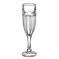 Набор фужеров  "Сафари" платиновый матовый 150 мл 6 шт Bohemia Design