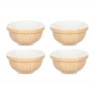 Набор чаш  Cane, 9,5 см, 4 шт, коричневый Homier