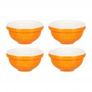 Набор чаш  Cane, 12 см, 4 шт, оранжевый Homier