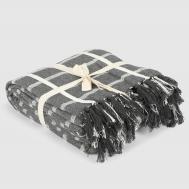 Плед  double темно-серый 220х240 см Homelines textiles