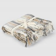 Плед  checked beige 140х200 см Homelines textiles