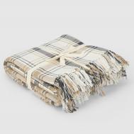 Плед  checked beige 220х240 см Homelines textiles