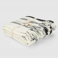 Плед  fantasy черно-белый 220х240 см Homelines textiles
