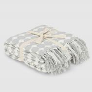 Плед  circles светло-серый 140х200 см Homelines textiles