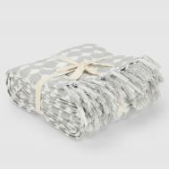 Плед  circles светло-серый 220х240 см Homelines textiles