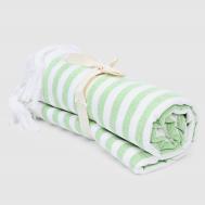 Полотенце  stripes зеленый 90х170 см Homelines textiles