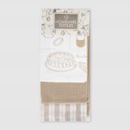 Набор полотенец кухонных  cook бежевый 3шт Homelines textiles