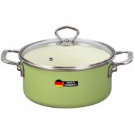 Кастрюля с крышкой  d20/h10см 2.8л зеленый Maisingers
