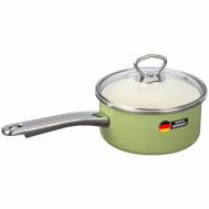 Ковш с крышкой  d16/h8.2см 1.4л зеленый Maisingers