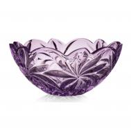 Блюдо  Flora amethyst 28 см Aurum-Crystal s.r.o.