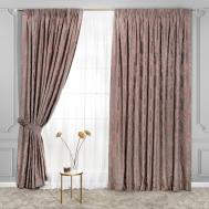 Комплект штор с подхватами  Бриали розовый 260x275 см Togas