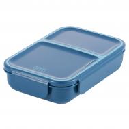 Ланч-бокс  Siesta 2 отсека 800 мл синий 20х14х4,5 см Gipfel