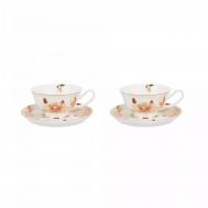 Набор чайных пар  Fleur D'Or фарфор, 220 мл Decor de table