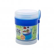 Контейнер  для закуски 175 мл с ложкой в ассортименте Smash