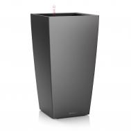 Кашпо с автополивом  Cubico антрацитовый металлик 50x50x95 см LECHUZA