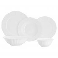 Сервиз обеденный  Emily Lotus white 6 персон, 21 предмет Anna Lafarg