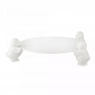 Блюдо  для торта цыплята, керамика 31 см Decor de table