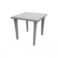 Стол  Элластик квадратный серый 85х85х74 см Элластик-Пласт