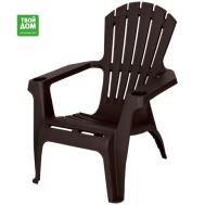 Кресло  Miami шоколадное 74,5х73,5х88,8 см Элластик-Пласт