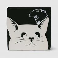 Салфетница  игривый кот sl050-ay белая Gala