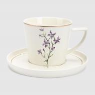 Набор  чашка 200 мл, блюдце, в ассортименте French garden