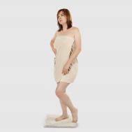 Накидка парео  Sauna женская коричневая 70х140 см Asil