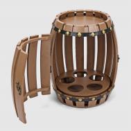 Подставка  для 5 бутылок, бочка MAGIC HOME