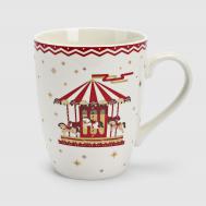 Кружка  ny deer Carousel 330 мл, 12x8,4x10,5 см White Rabbit