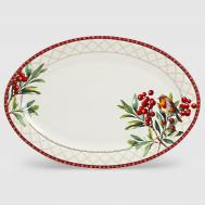 Блюдо овальное  ny Rowan 35,5x24,5x2,5 см White Rabbit