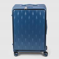 Чемодан  из поликарбоната, размер 24, синий 44х27х67 см Smarter Luggage