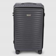 Чемодан  из поликарбоната, размер 26, тёмно-серый 40х29х68 см Smarter Luggage