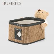 Корзина для белья  коричневый мишка 28х22х16 см Hometex