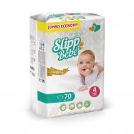 Подгузники  Jumbo № 4 (7-18 кг) 70 шт SLIPP BEBE