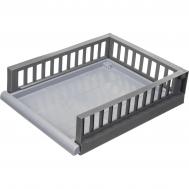 Органайзер  Smart M с выдвижной полкой на роликах 45х34,5х11,5 см серый (434283811) econova