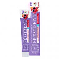 Зубная паста детская  Клубника 3-6 лет, 50 RDA, 70 г President