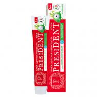 Зубная паста детская  Земляника 6+ лет, 50 RDA, 70 г President