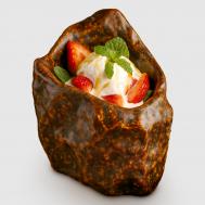 Тарелка  Танцующий лес камень родонит 16х11 см Велес