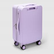 Чемодан  размер 20, сиреневый Zhongshan Silk