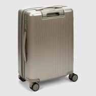 Чемодан  размер 21, серый шампань Zhongshan Silk