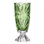 Ваза Aurum-Crystal Flora green на ножке 36,5 см Aurum-Crystal s.r.o.