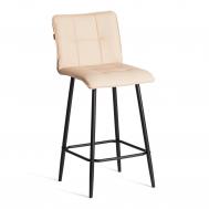 Полубарный стул  Bari/Бари экокожа , бежевый, 42х55х99 см TC