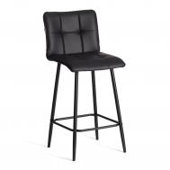 Полубарный стул  Bari/Бари экокожа , черный, 42х55х99 см TC
