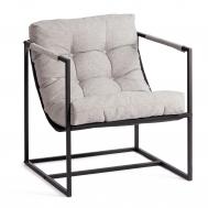 Кресло  Charli/Чарли рогожка, серо-бежевый, 3M 16/2, 70х70х84 см TC