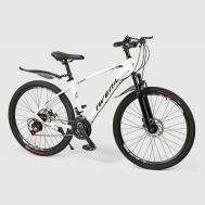 Велосипед городской/горный  26 дюймов 21 скорость алюминий белый Kamarte