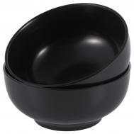 Набор салатников  Noir 600 мл 2 шт черный Gipfel