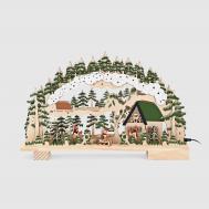 Подсвечник Chuangying craft новогодний декоративный led 45х7х29 см Chuangying craft