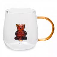 Кружка  Медвежонок 400 мл, стекло Decor de table
