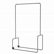 Вешалка для одежды  напольная, металлическая, чёрная 100х40х160 см Zalger