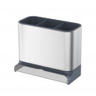 Подставка  для столовых приборов, металл и пластик, 14х9,7х15,8 см Zalger